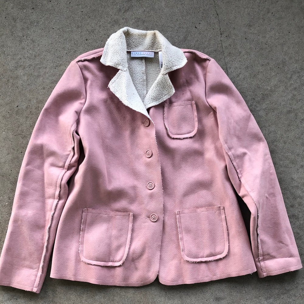 First Issue (Liz Claiborne) faux suede jacket